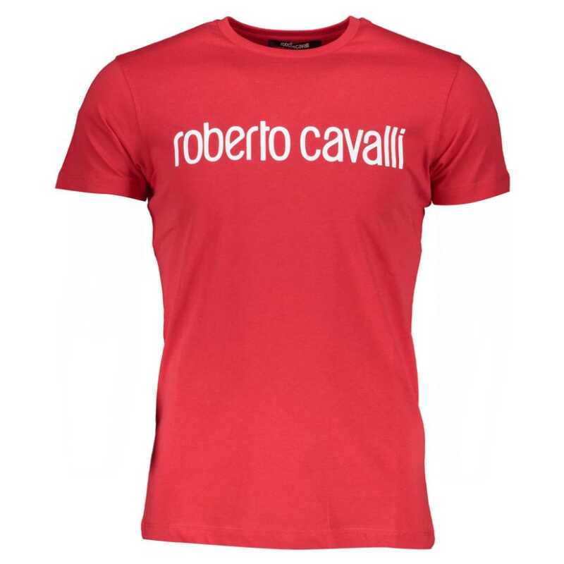 Roberto Cavalli Red Cotton T-Shirt, theFeinheit