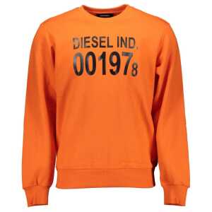 Diesel Orange Cotton Sweater