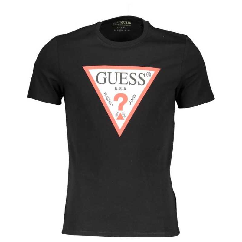 Guess Jeans Black Cotton T-Shirt, theFeinheit