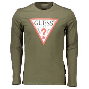 Guess Jeans Green Cotton T-Shirt