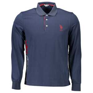 U.S. POLO ASSN. Blue Cotton Polo Shirt