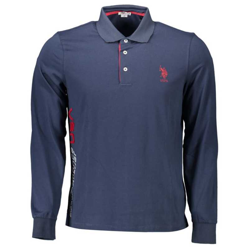 U.S. POLO ASSN. Blue Cotton Polo Shirt, theFeinheit