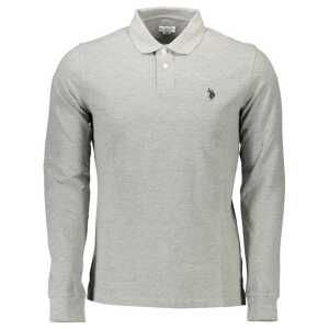 U.S. POLO ASSN. Gray Cotton Polo Shirt