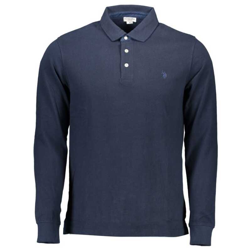 U.S. POLO ASSN. Blue Cotton Polo Shirt, theFeinheit