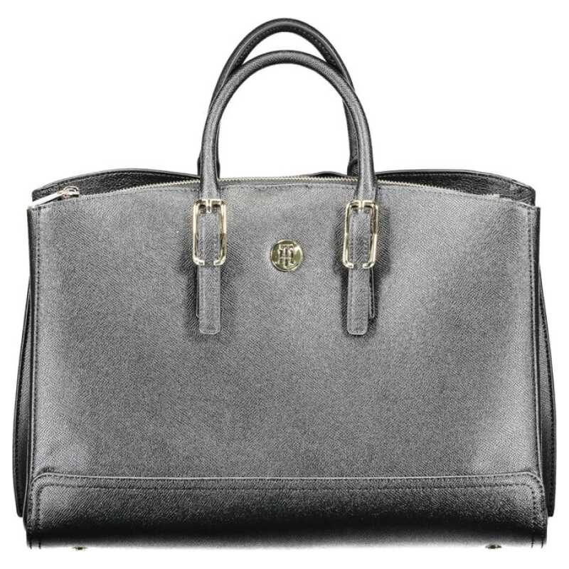Tommy Hilfiger Black Polyethylene Handbag, theFeinheit
