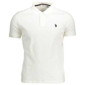 U.S. POLO ASSN. White Cotton Polo Shirt