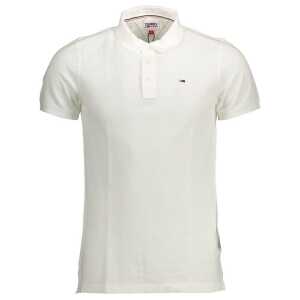 Tommy Hilfiger White Cotton Polo Shirt
