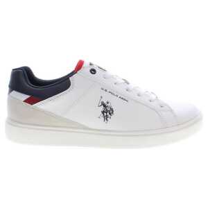 U.S. POLO ASSN. White Polyester Sneaker