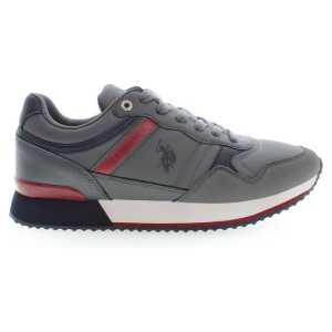 U.S. POLO ASSN. Gray Polyester Sneaker