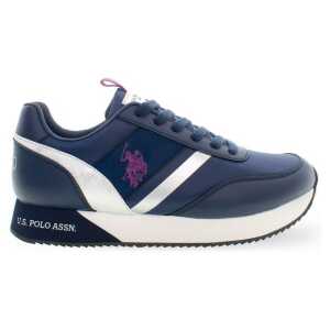 U.S. POLO ASSN. Blue Polyester Sneaker