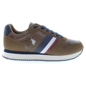 U.S. POLO ASSN. Brown Polyester Sneaker