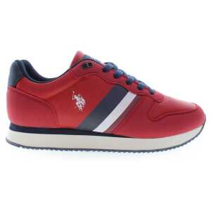 U.S. POLO ASSN. Red Polyester Sneaker