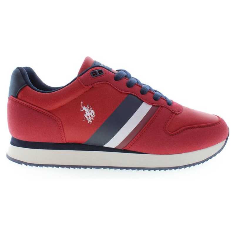 U.S. POLO ASSN. Red Polyester Sneaker, theFeinheit