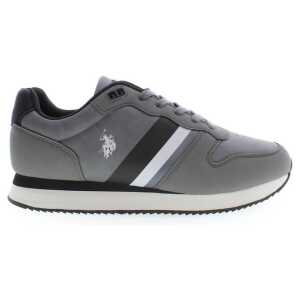 U.S. POLO ASSN. Gray Polyester Sneaker