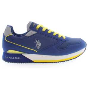 U.S. POLO ASSN. Blue Polyester Sneaker