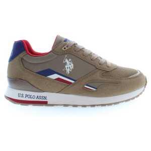 U.S. POLO ASSN. Brown Polyester Sneaker