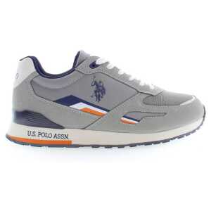 U.S. POLO ASSN. Gray Polyester Sneaker