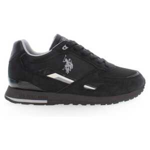 U.S. POLO ASSN. Black Polyester Sneaker