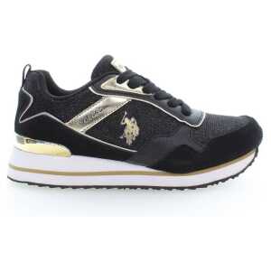 U.S. POLO ASSN. Black Polyester Sneaker