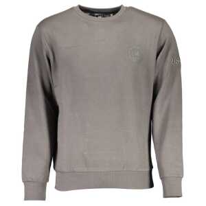 U.S. Grand Polo Gray Cotton Sweater