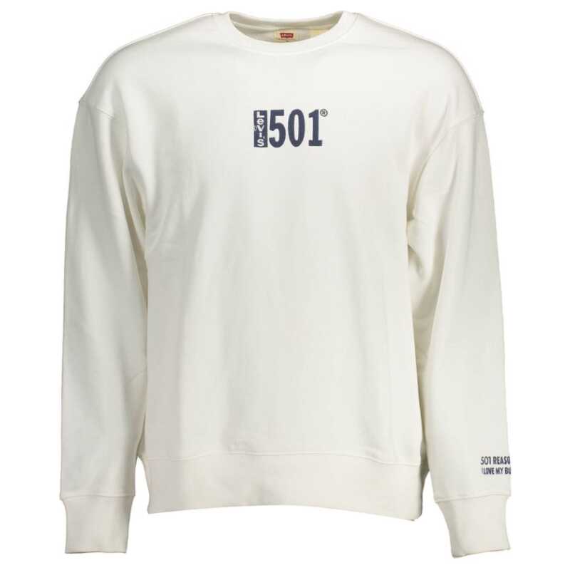 Levi&#8217;s White Cotton Sweater, theFeinheit