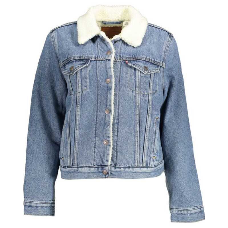 Levi&#8217;s Blue Cotton Jackets &amp; Coat, theFeinheit