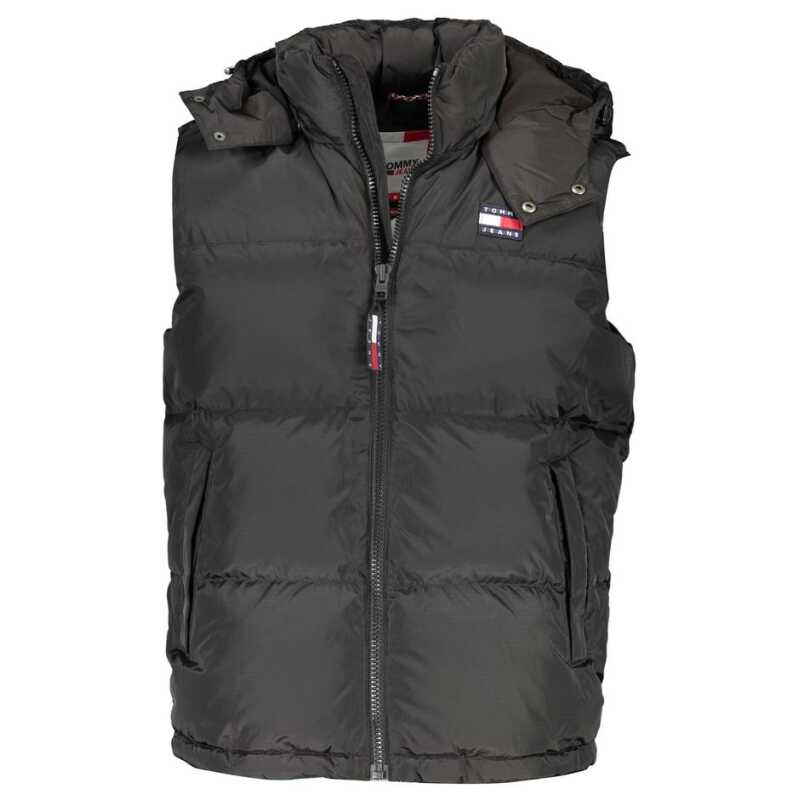 Tommy Hilfiger Black Polyester Jacket, theFeinheit