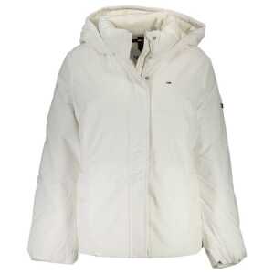 Tommy Hilfiger White Polyamide Jackets & Coat