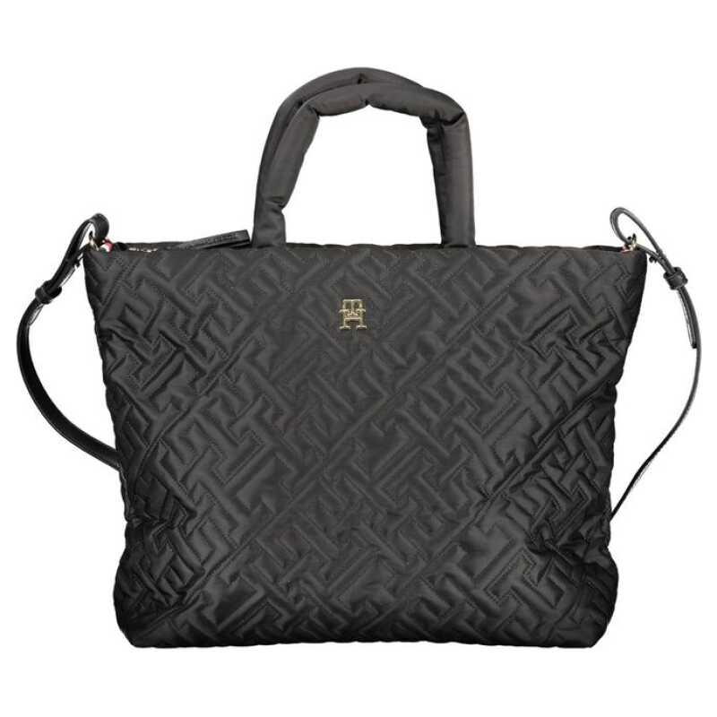 Tommy Hilfiger Black Polyester Handbag, theFeinheit