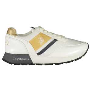 U.S. POLO ASSN. White Polyester Sneaker