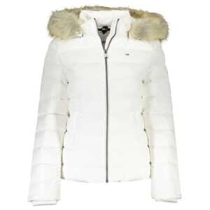 Tommy Hilfiger White Polyester Jackets & Coat