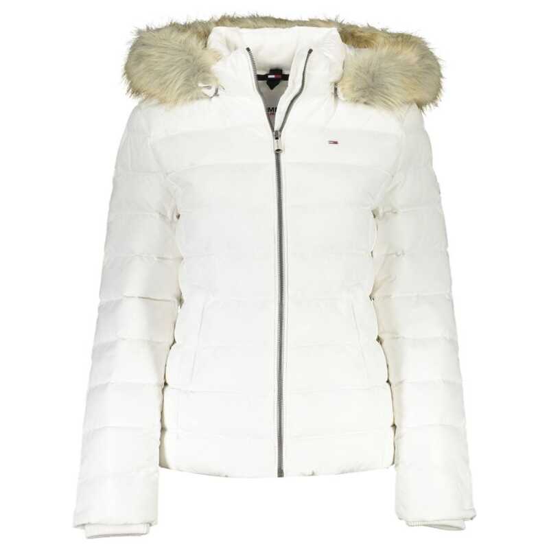 Tommy Hilfiger White Polyester Jackets &amp; Coat, theFeinheit