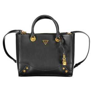 Guess Jeans Black Polyethylene Handbag