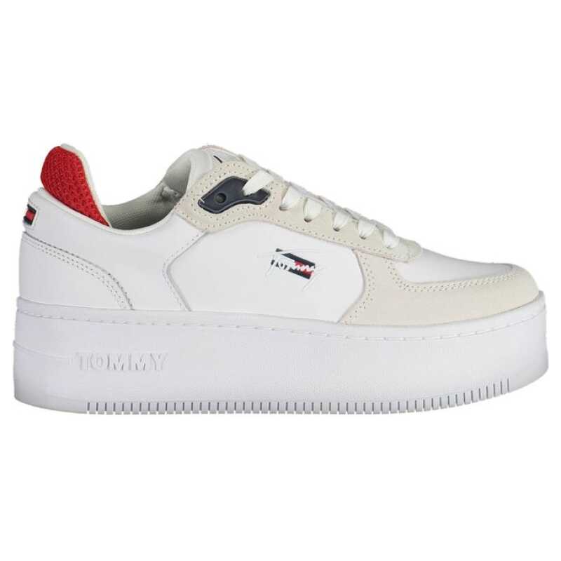 Tommy Hilfiger White Polyester Sneaker, theFeinheit