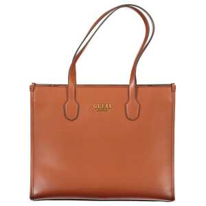 Guess Jeans Brown Polyethylene Handbag
