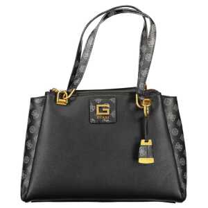 Guess Jeans Black Polyethylene Handbag