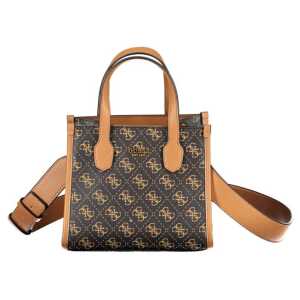 Guess Jeans Brown Polyethylene Handbag