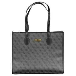 Guess Jeans Black Polyethylene Handbag