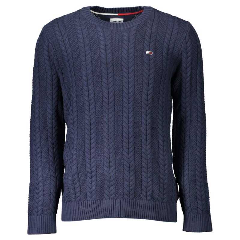 Tommy Hilfiger Blue Cotton Sweater, theFeinheit