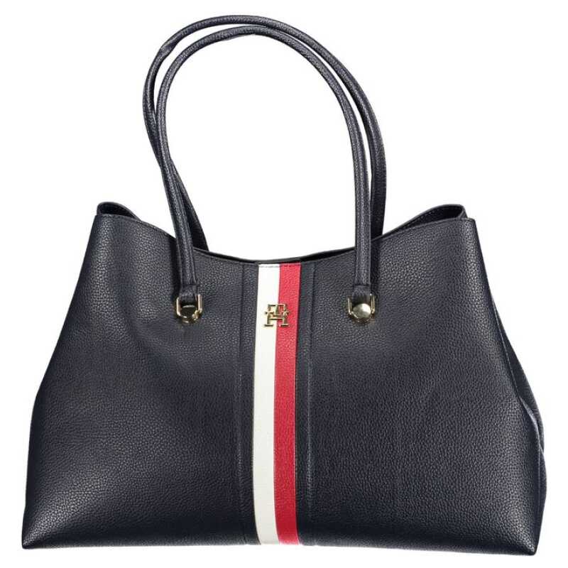 Tommy Hilfiger Blue Polyethylene Handbag, theFeinheit