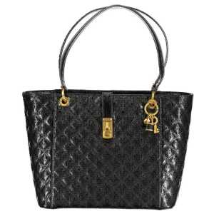 Guess Jeans Black Polyethylene Handbag