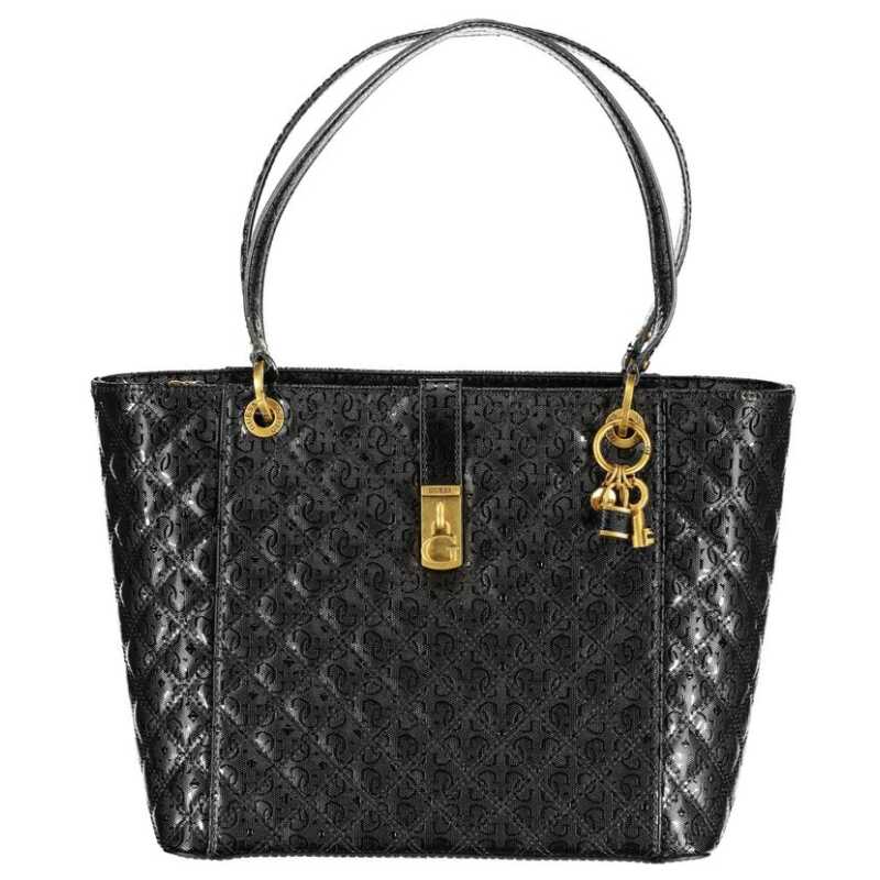 Guess Jeans Black Polyethylene Handbag, theFeinheit