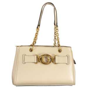 Guess Jeans Beige Polyethylene Handbag