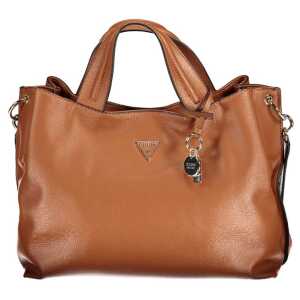 Guess Jeans Brown Polyethylene Handbag