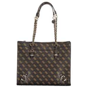 Guess Jeans Brown Polyethylene Handbag