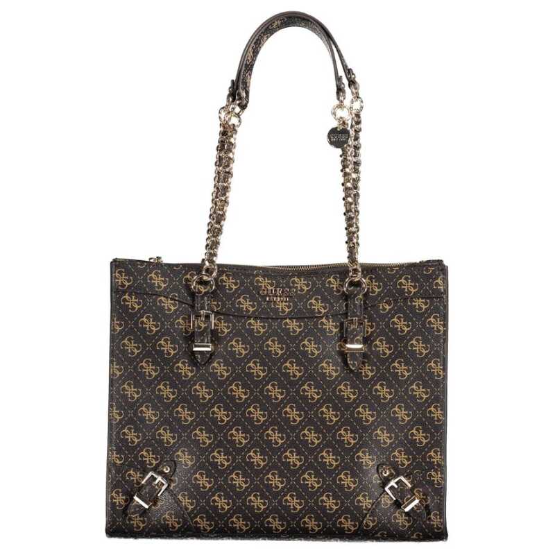 Guess Jeans Brown Polyethylene Handbag, theFeinheit