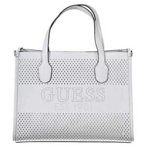 Guess Jeans White Polyethylene Handbag
