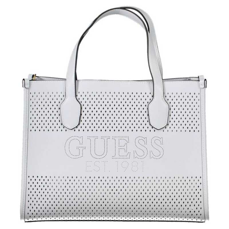 Guess Jeans White Polyethylene Handbag, theFeinheit