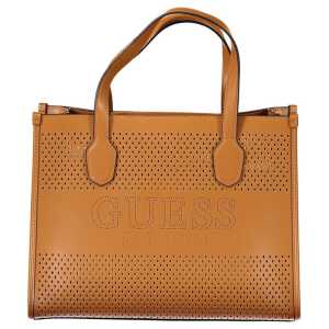 Guess Jeans Brown Polyethylene Handbag