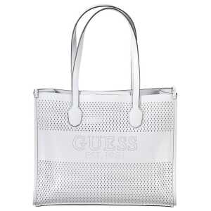 Guess Jeans White Polyethylene Handbag